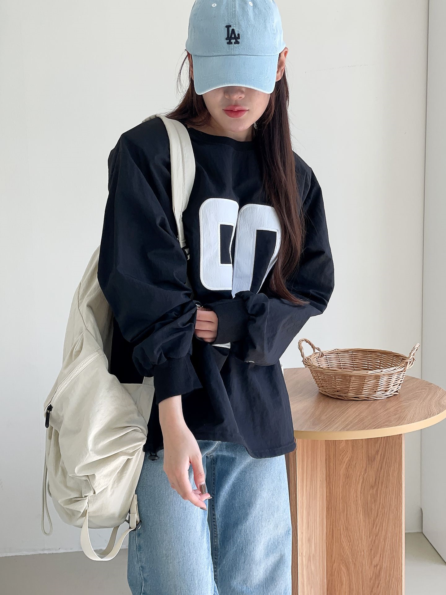 ビッグナンバードローコードナイロンスウェット | 詳細画像7