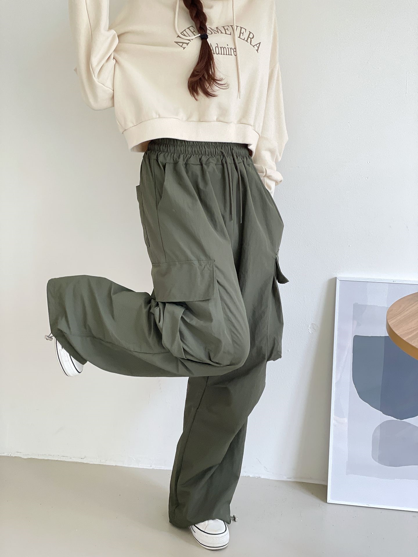 2WAYナイロンニータックカーゴパンツ | 詳細画像4
