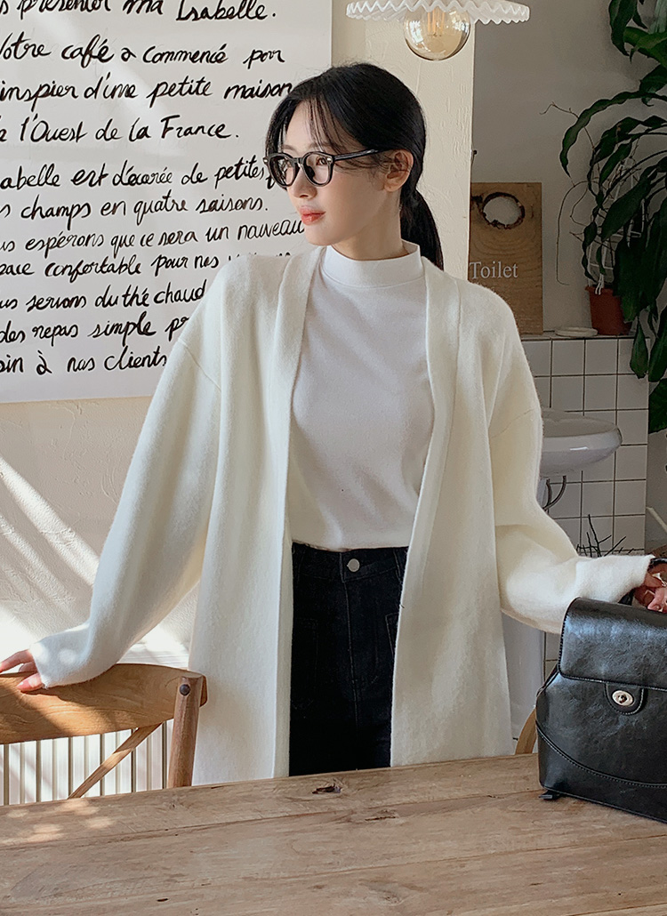 オープンロングカーディガン | レディースファッション通販 - DHOLIC