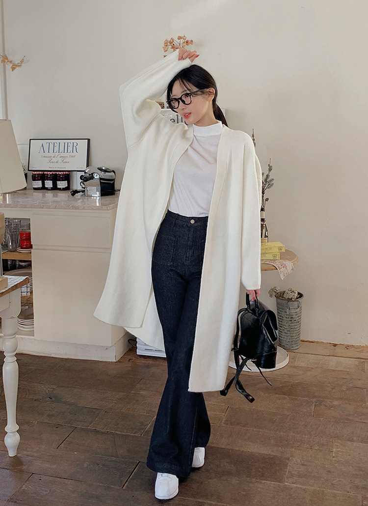 オープンロングカーディガン | レディースファッション通販 - DHOLIC