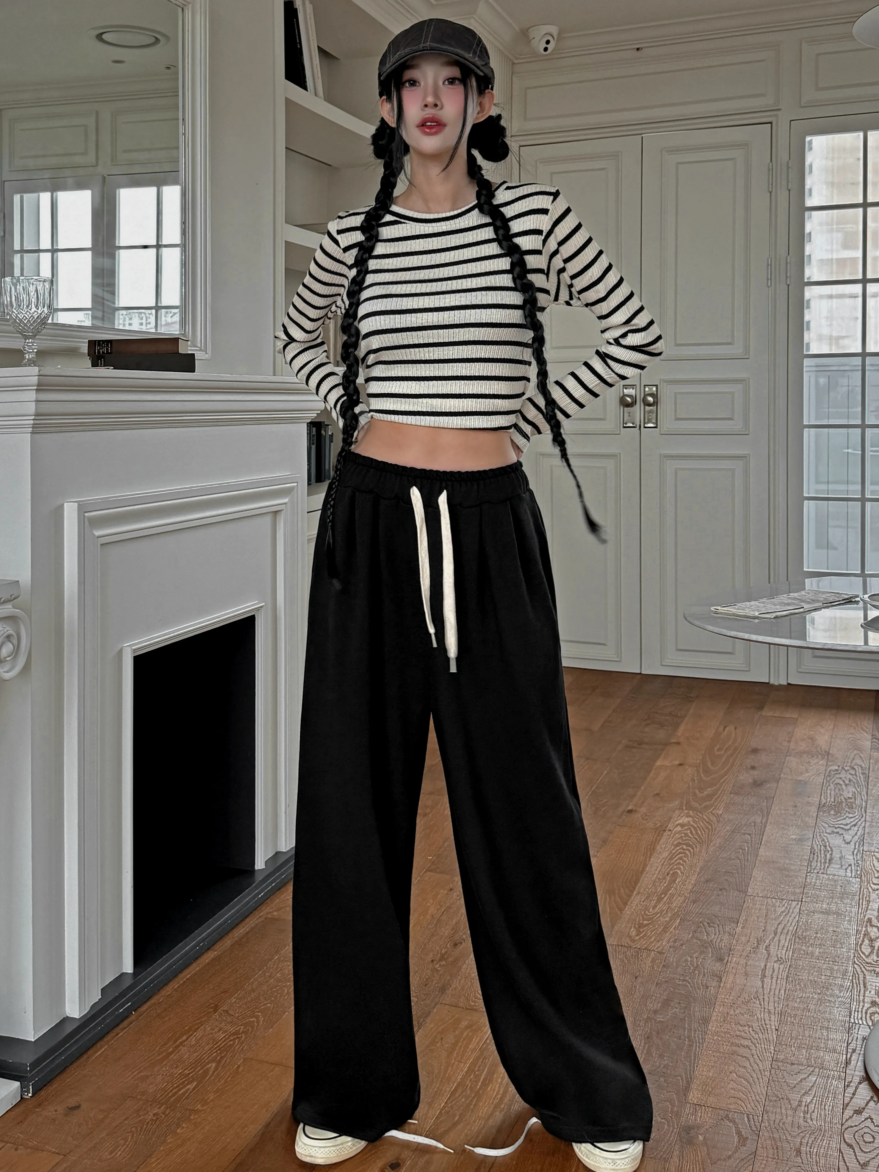 ドロストワイドスウェットパンツ | 詳細画像1