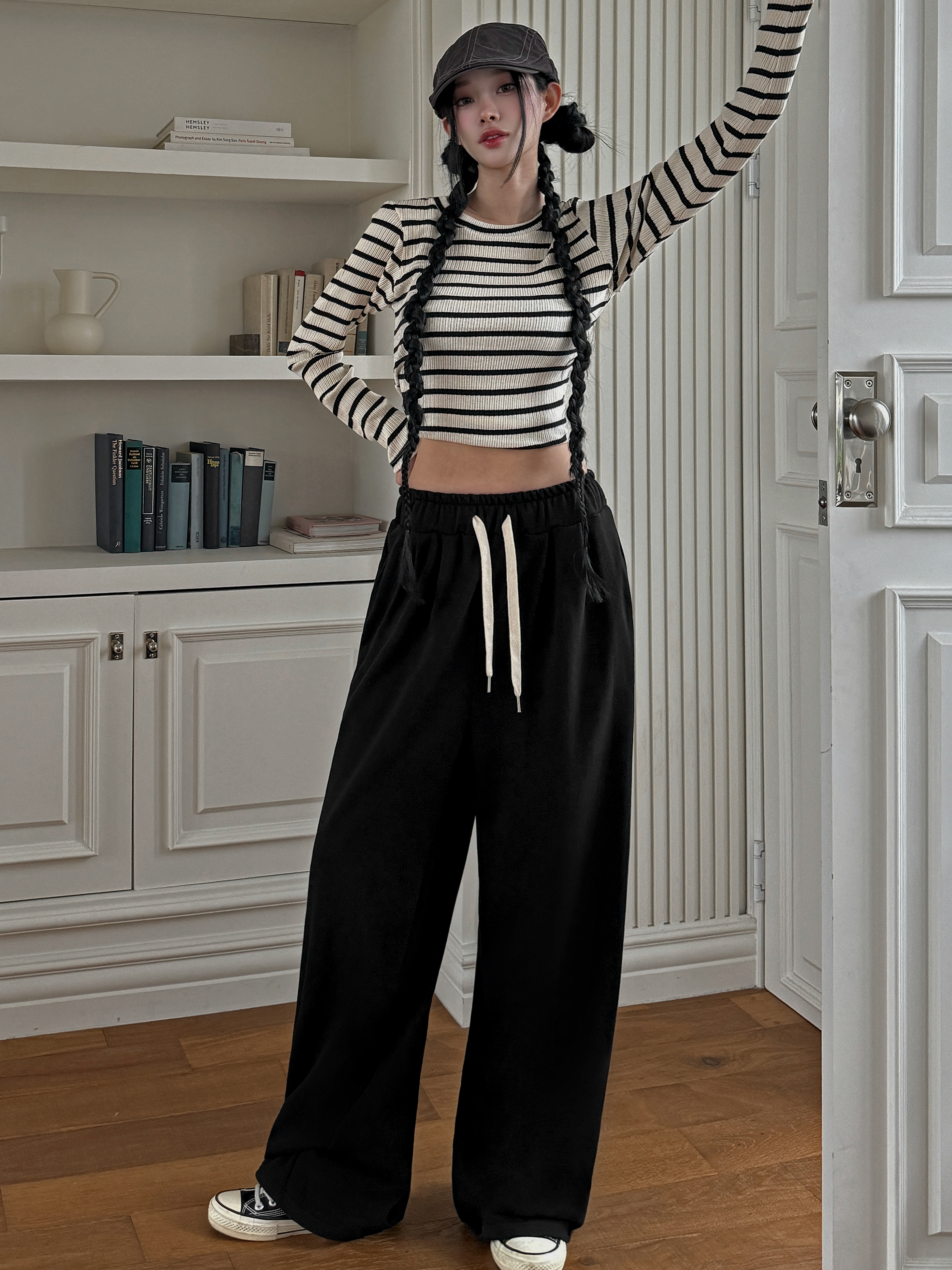 ドロストワイドスウェットパンツ | 詳細画像3