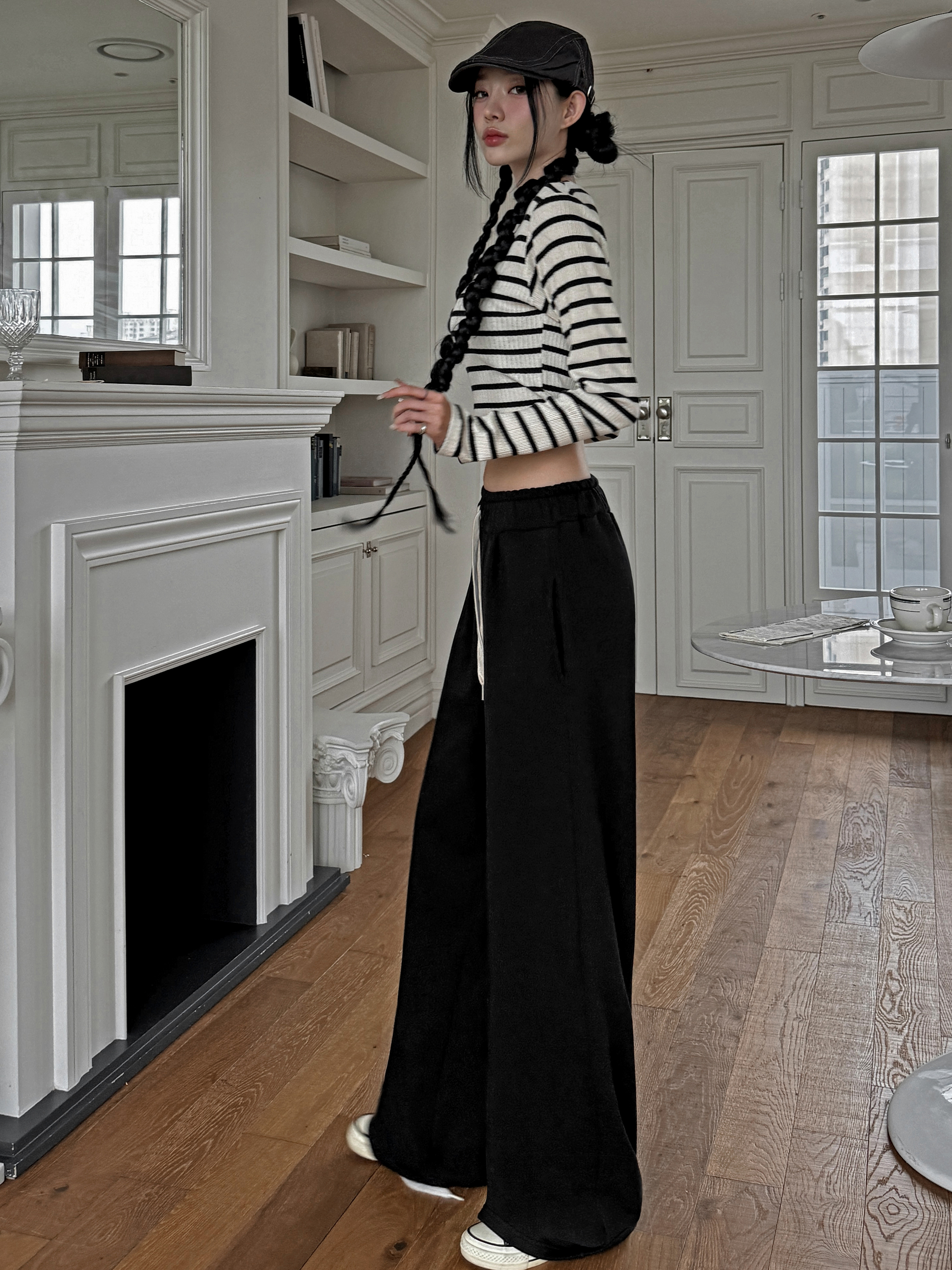 ドロストワイドスウェットパンツ | 詳細画像4