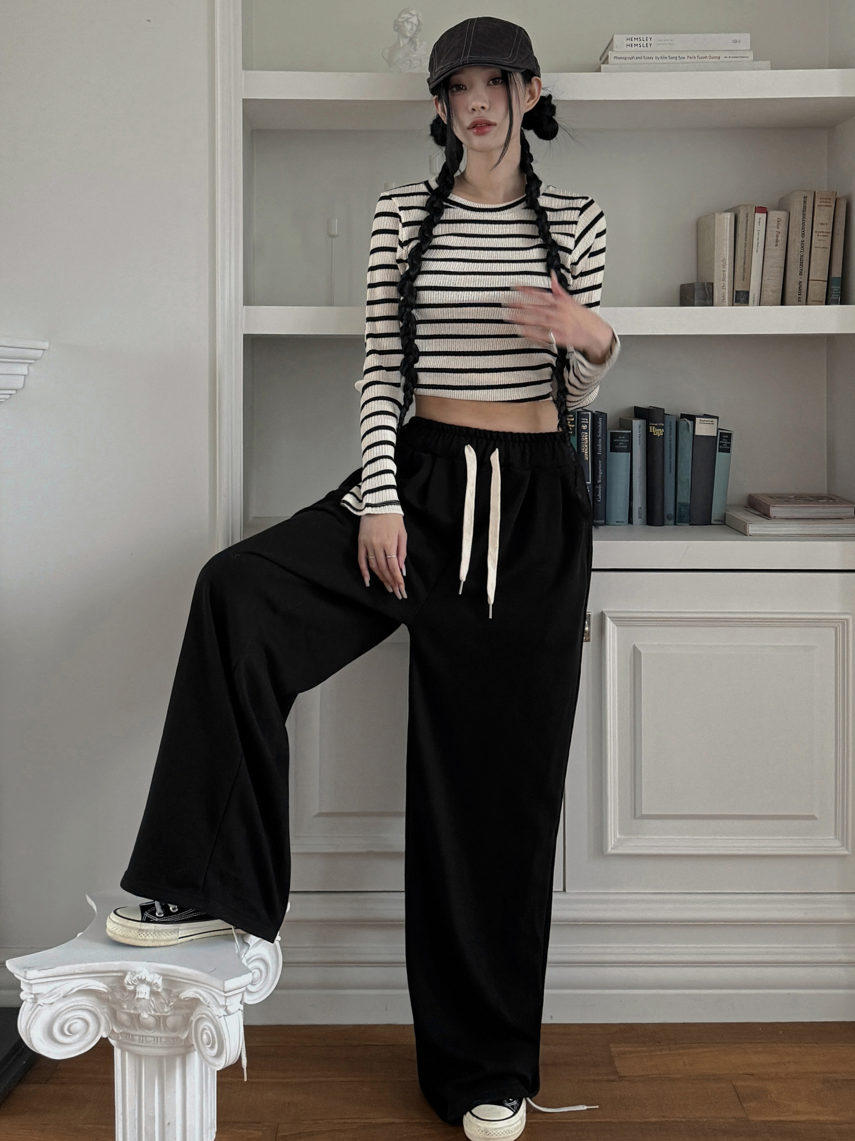 ドロストワイドスウェットパンツ | 詳細画像5