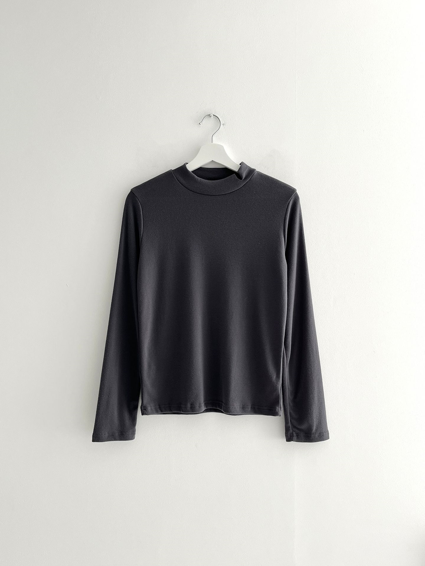 モックネック長袖Tシャツ | 詳細画像12
