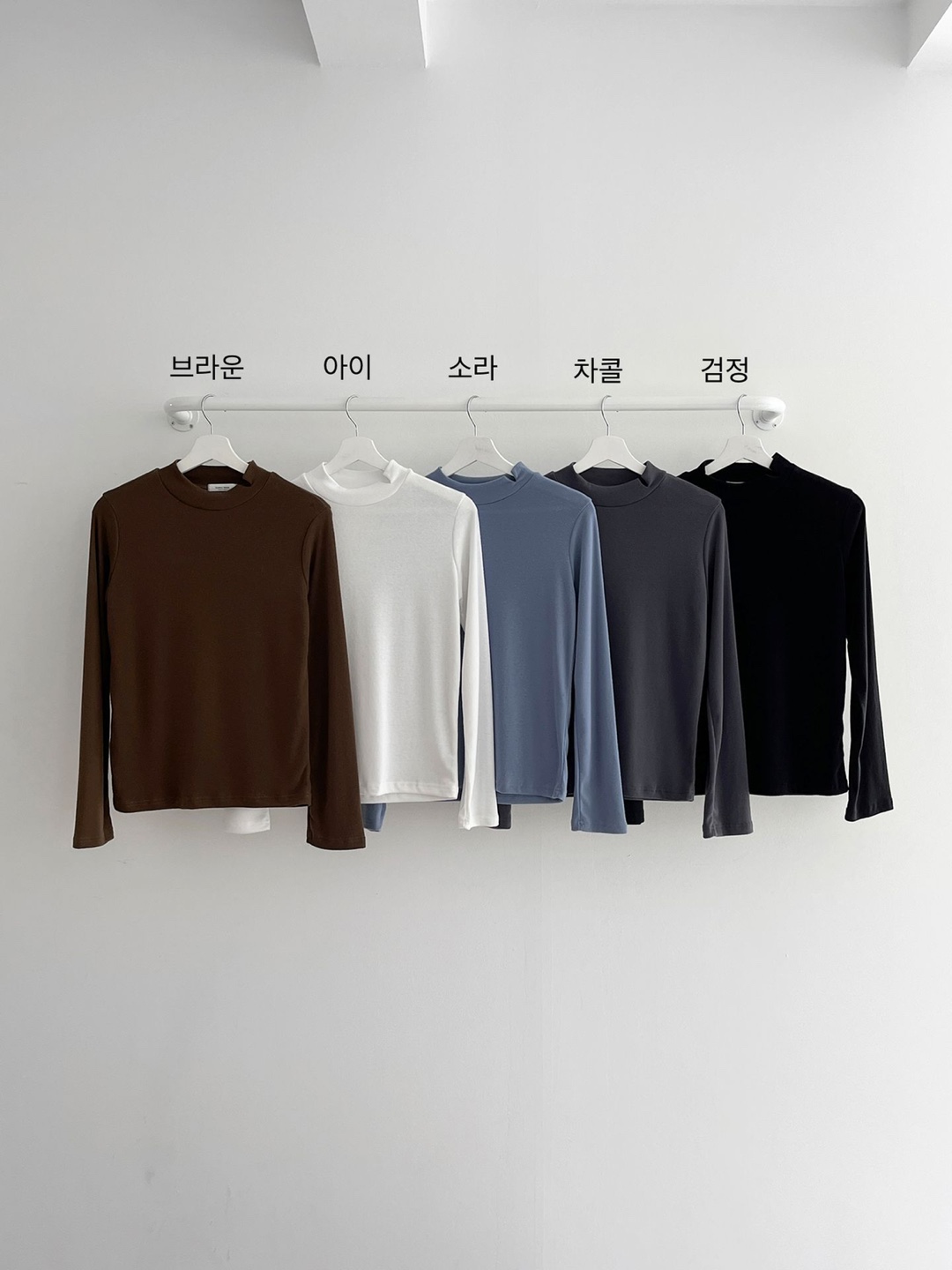 モックネック長袖Tシャツ | 詳細画像17
