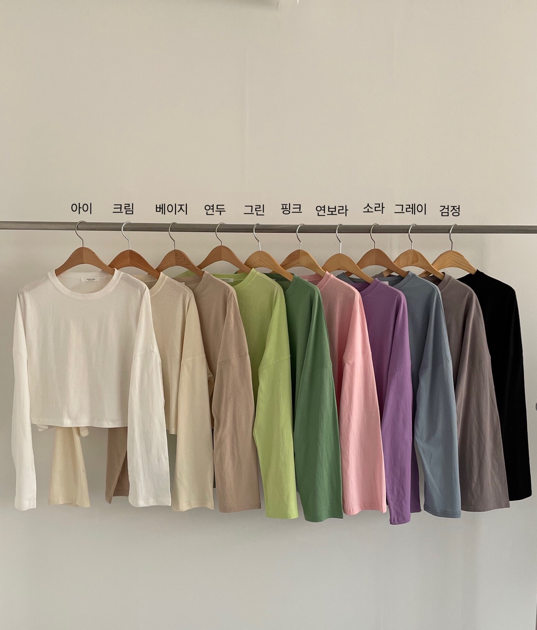 10COLORSルーズクロップドTシャツ | 詳細画像19