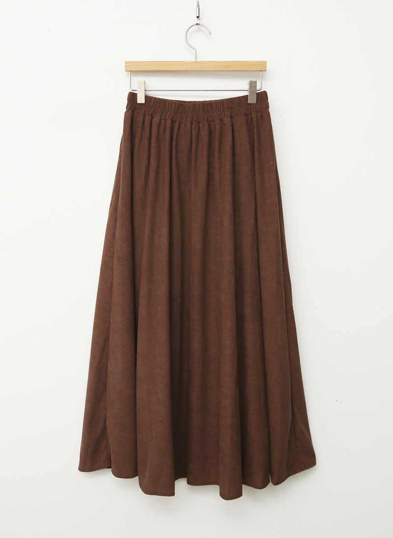 コードレースアップコーデュロイフレアスカート | 詳細画像14