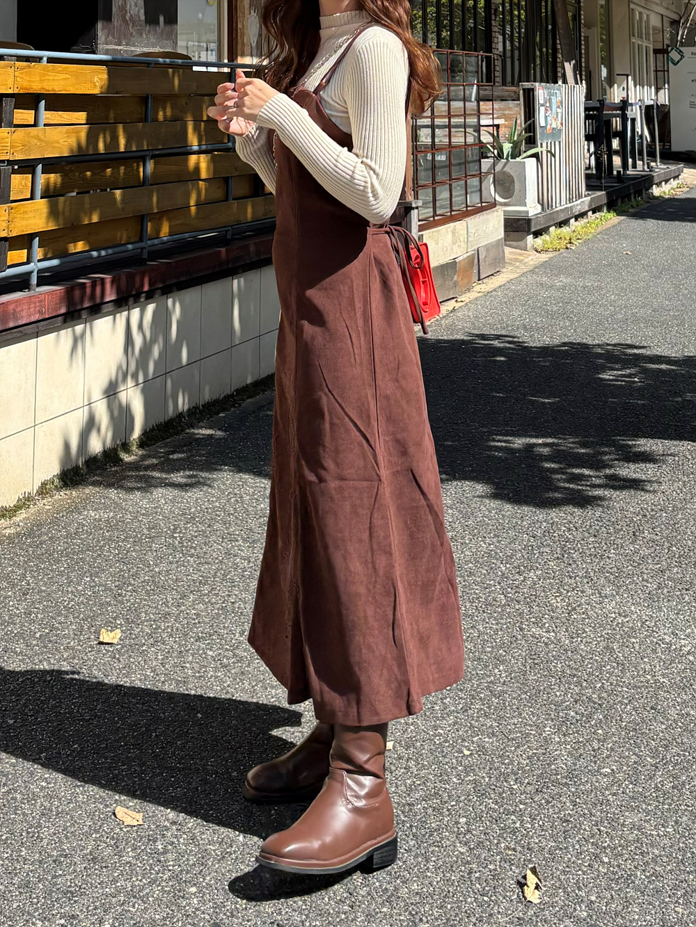 ラクーン混リブハーフネックニット | 詳細画像19