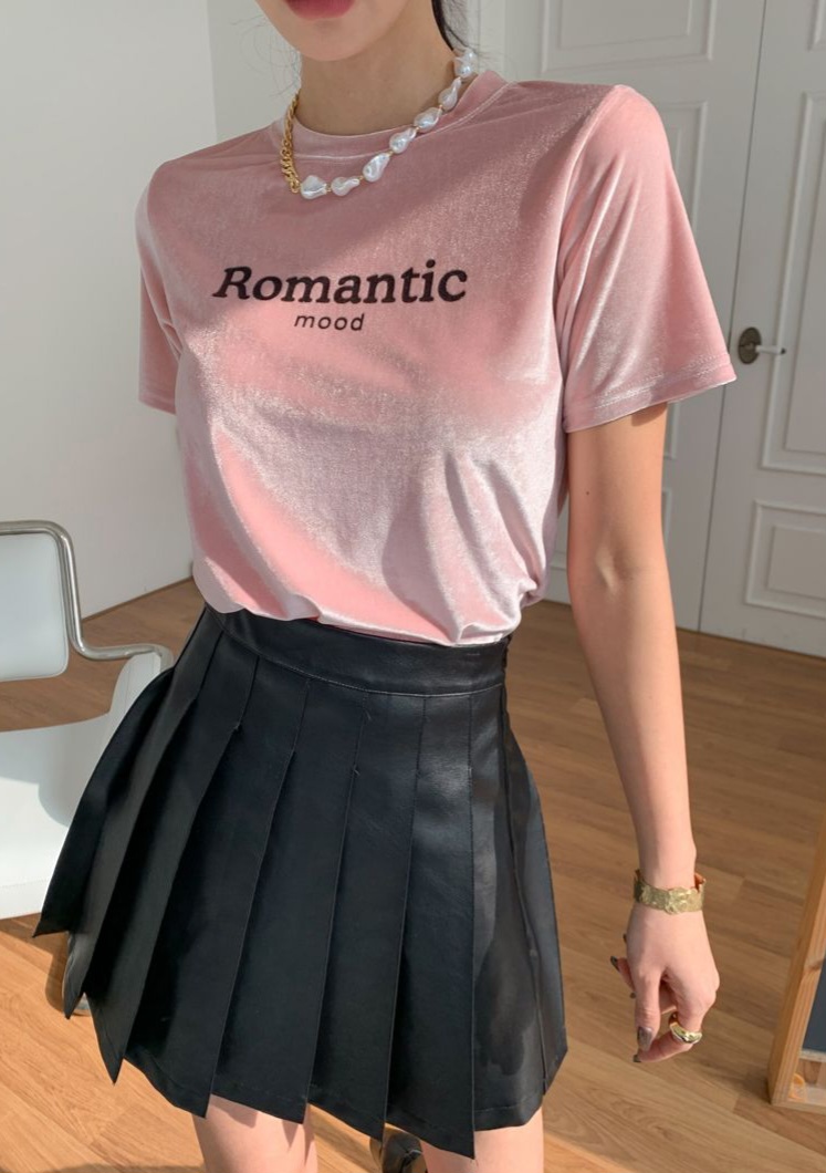 Romanticロゴベロア半袖Tシャツ | 詳細画像4