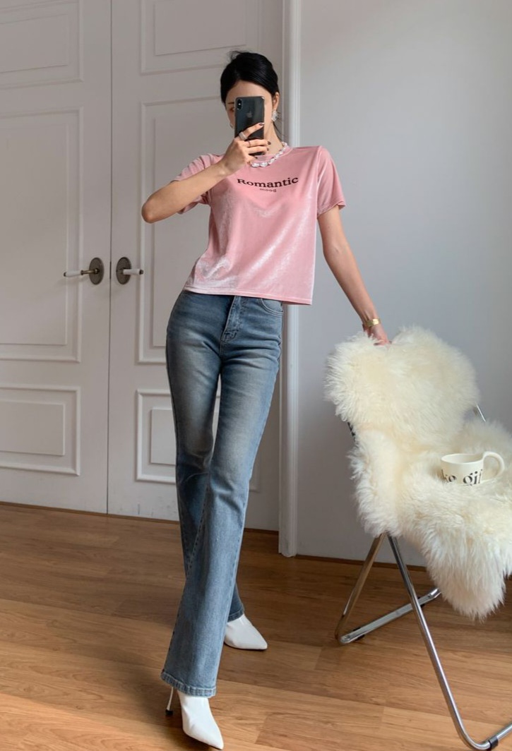 Romanticロゴベロア半袖Tシャツ | 詳細画像8