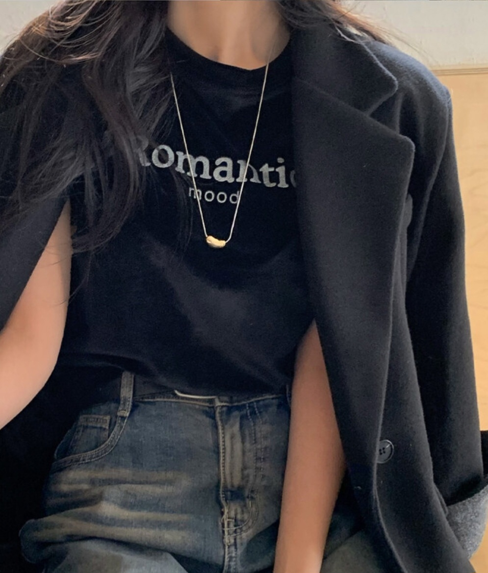 Romanticロゴベロア半袖Tシャツ | 詳細画像12