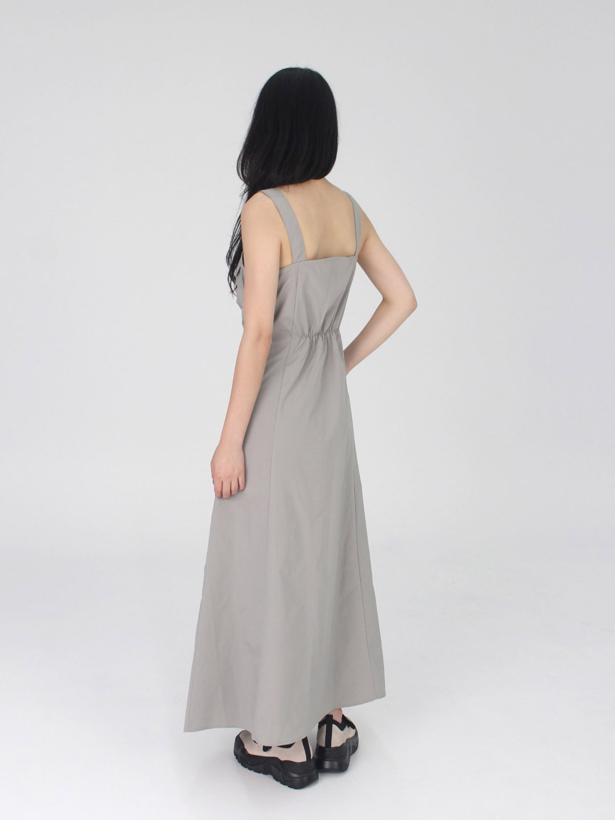 シャーリングフラップノースリワンピース | 詳細画像6