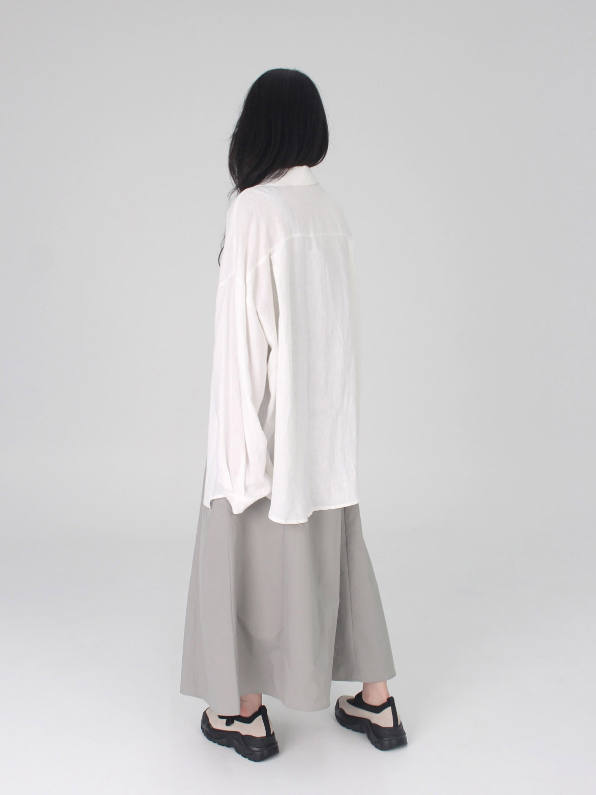 シャーリングフラップノースリワンピース | 詳細画像17