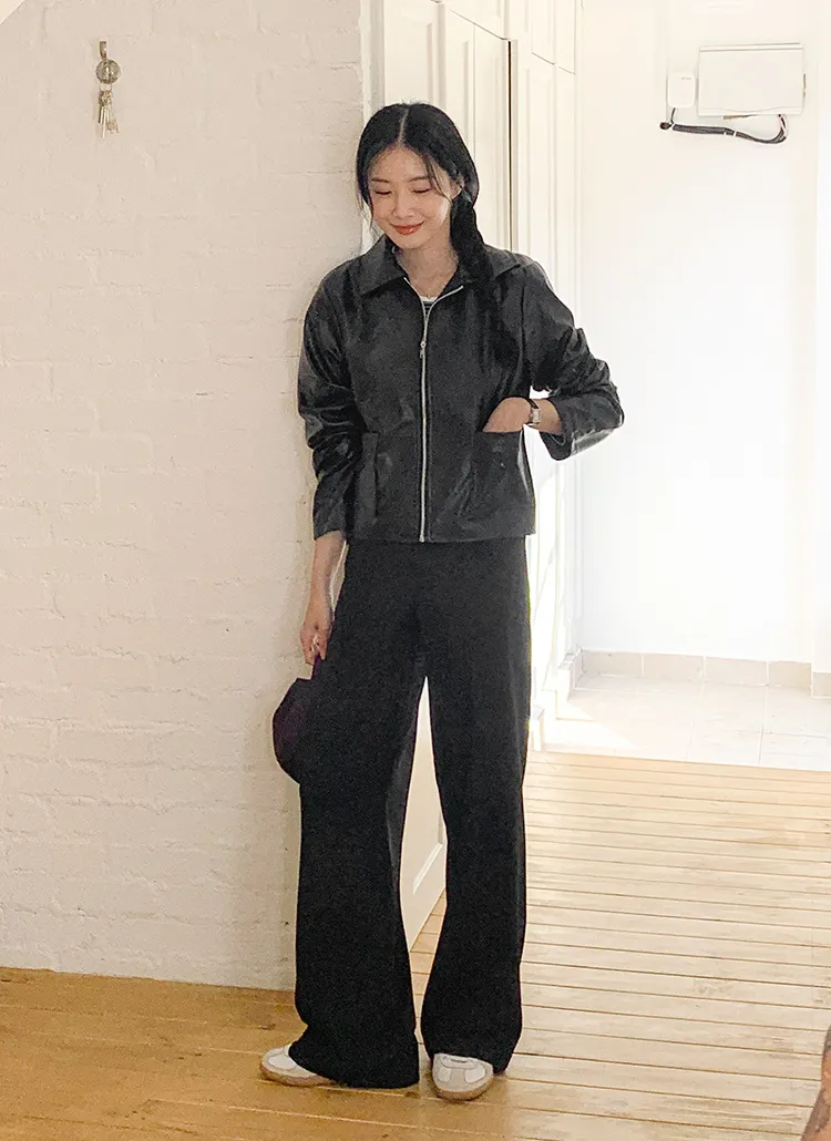 シンプルワイドスラックス | magle | 詳細画像1