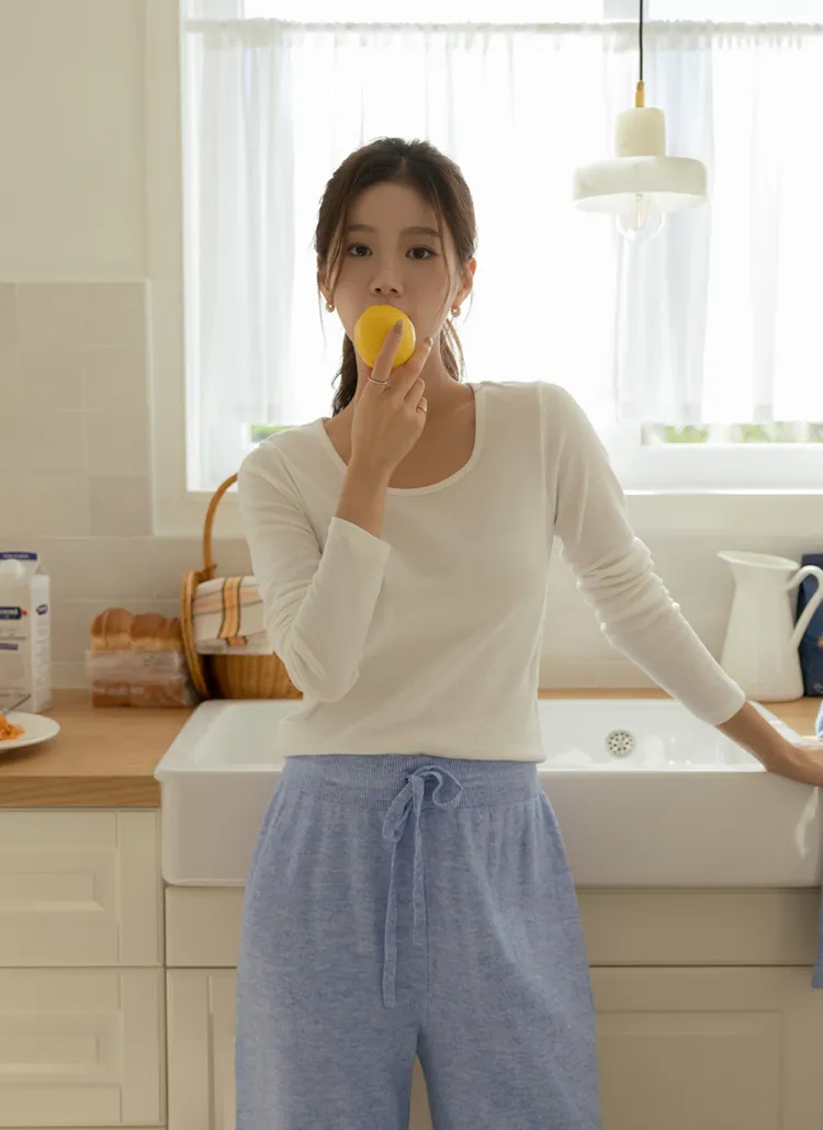 コットンベーシック長袖Tシャツ | ODE | 詳細画像1