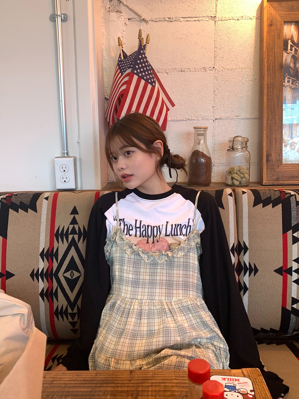 ギンガムチェックティアードキャミワンピース | 詳細画像5