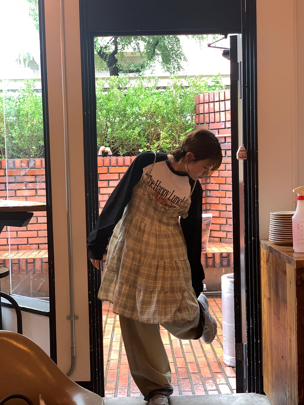 ギンガムチェックティアードキャミワンピース | 詳細画像12