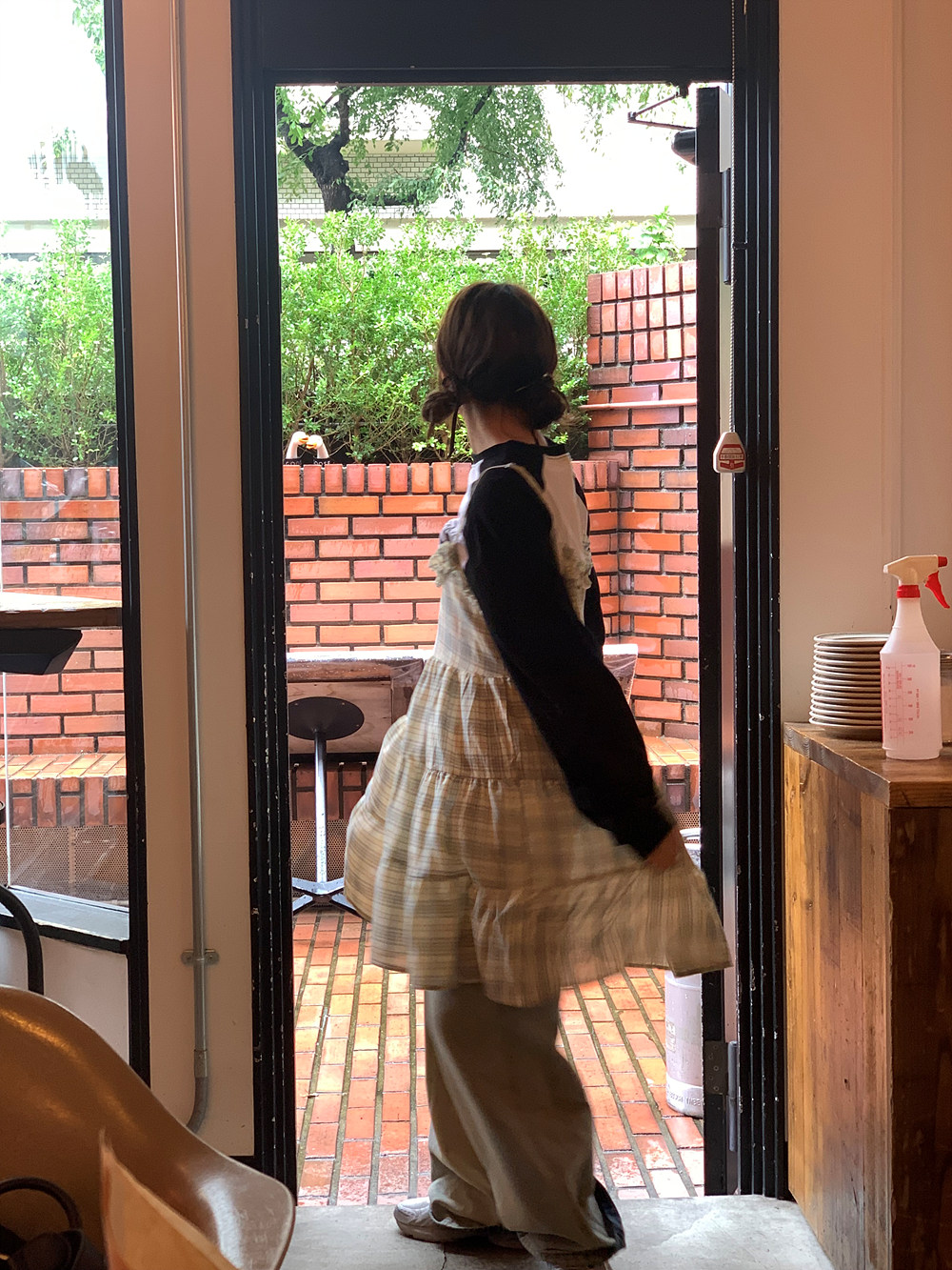 ギンガムチェックティアードキャミワンピース | 詳細画像13