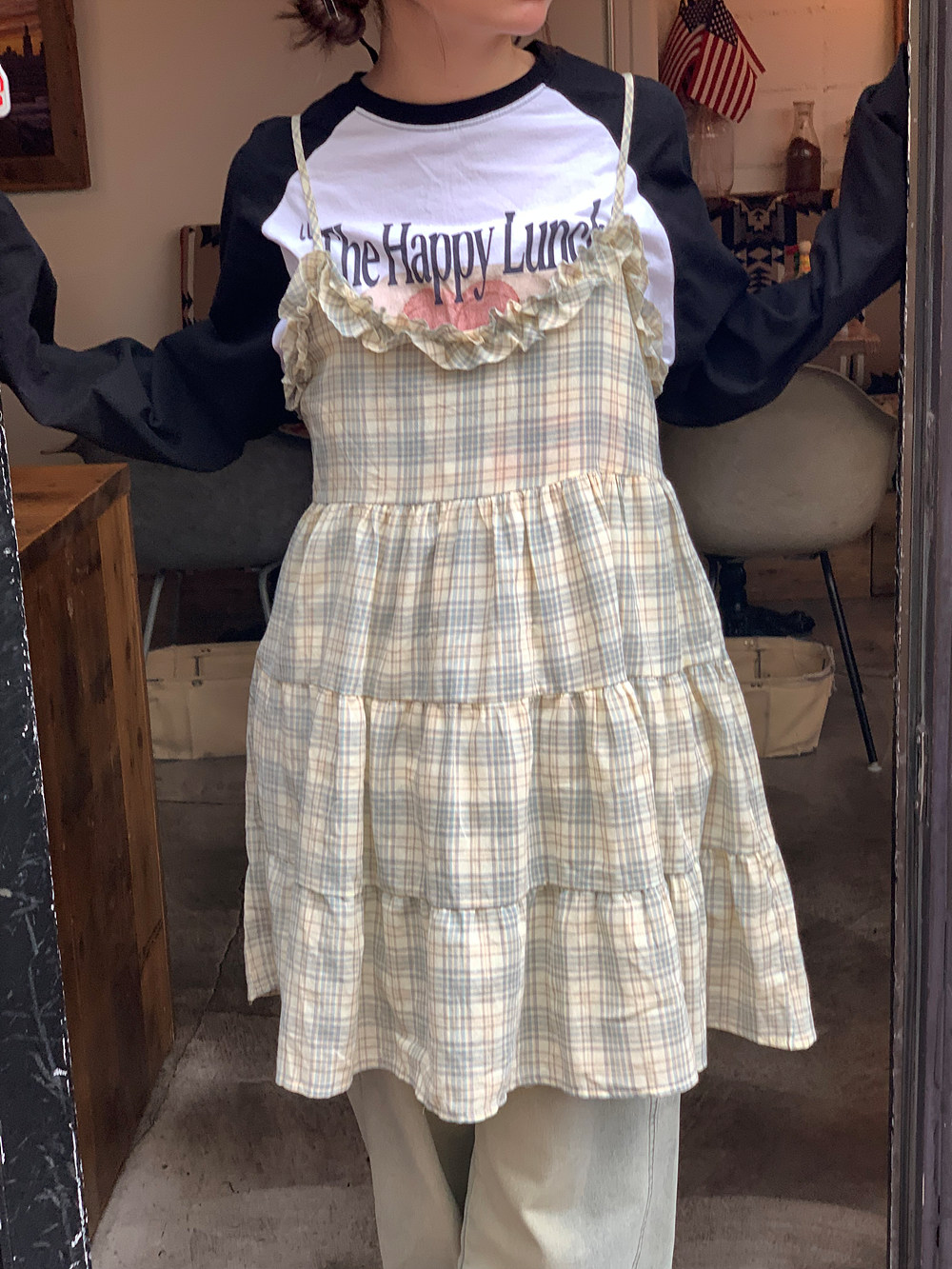 ギンガムチェックティアードキャミワンピース | 詳細画像16