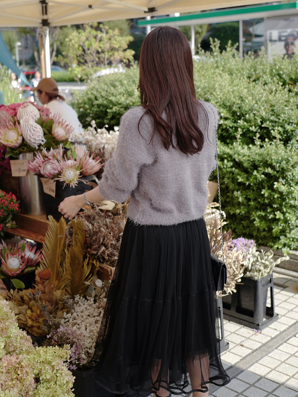 パイピングシフォンチュールスカート | レディースファッション