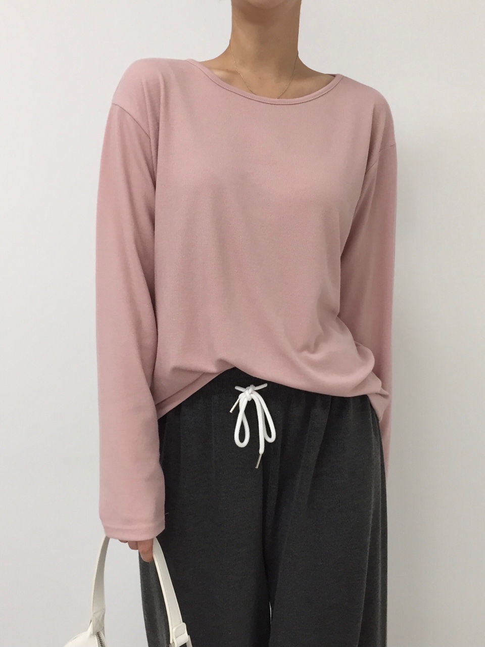ラウンドネック長袖Tシャツ | 詳細画像6