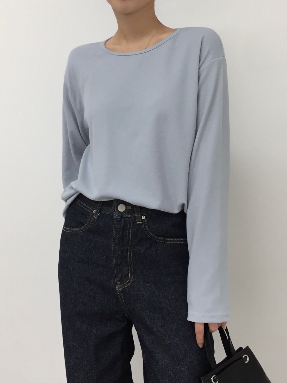 ラウンドネック長袖Tシャツ | 詳細画像11
