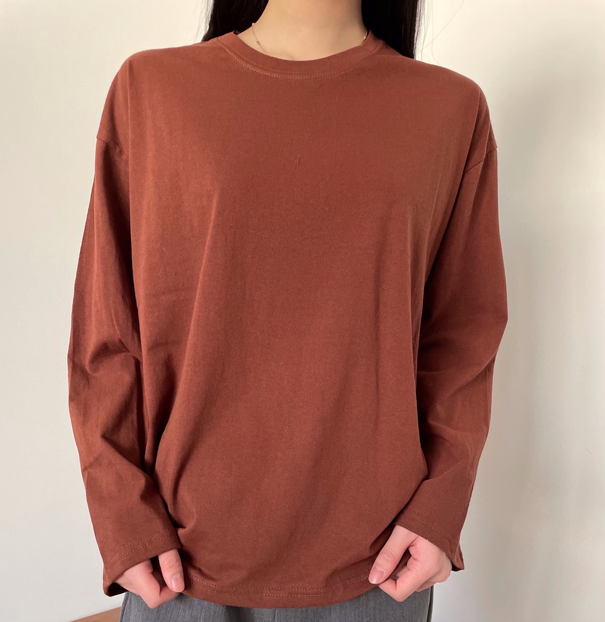 ラウンドネックルーズTシャツ | 詳細画像16