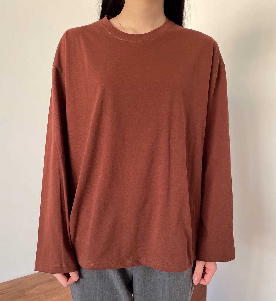 ラウンドネックルーズTシャツ | 詳細画像18