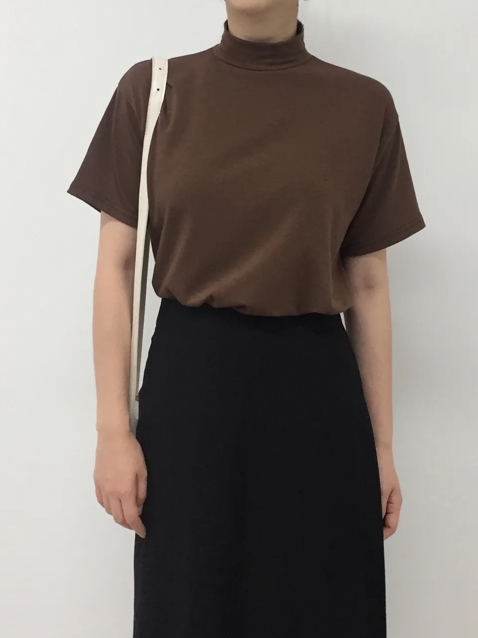 ハーフネック半袖Tシャツ | 詳細画像1
