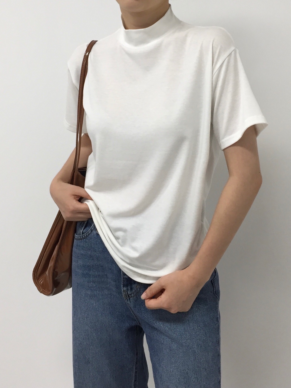 ハーフネック半袖Tシャツ | 詳細画像4