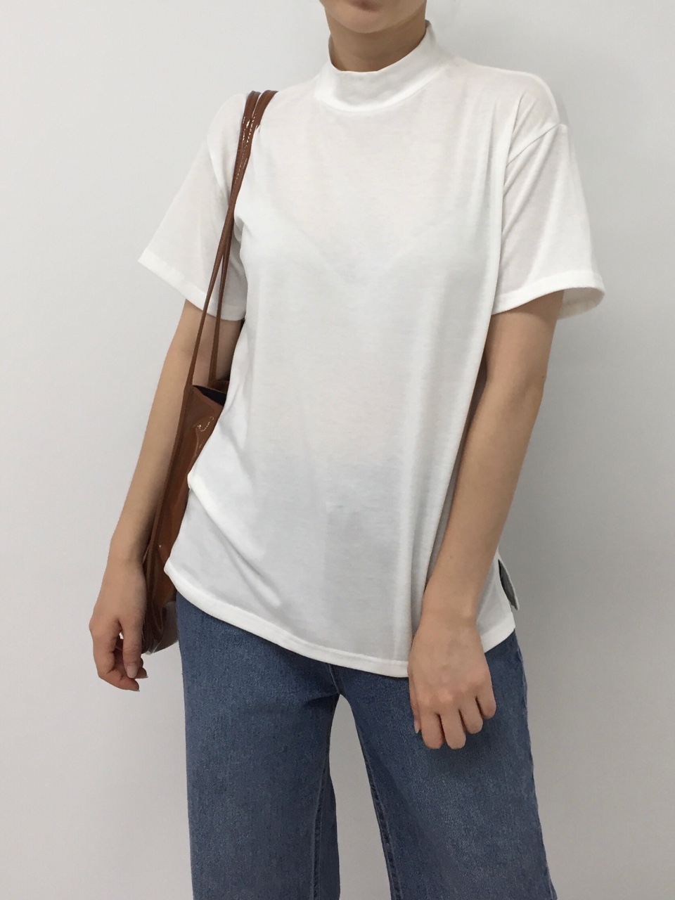 ハーフネック半袖Tシャツ | 詳細画像5
