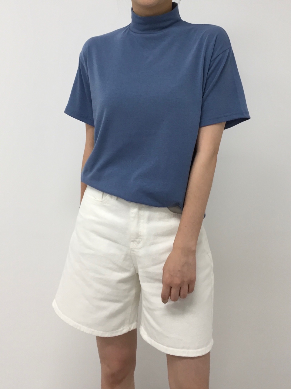 ハーフネック半袖Tシャツ | 詳細画像7