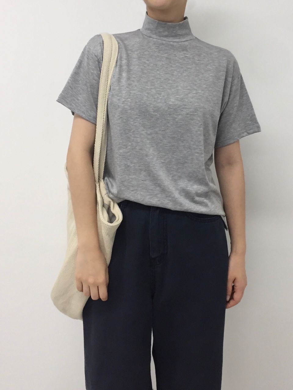 ハーフネック半袖Tシャツ | 詳細画像10