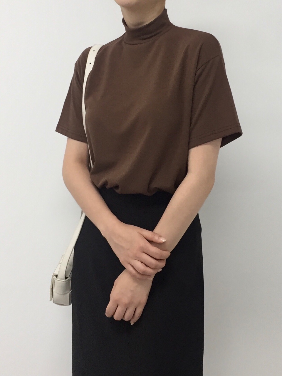ハーフネック半袖Tシャツ | 詳細画像13