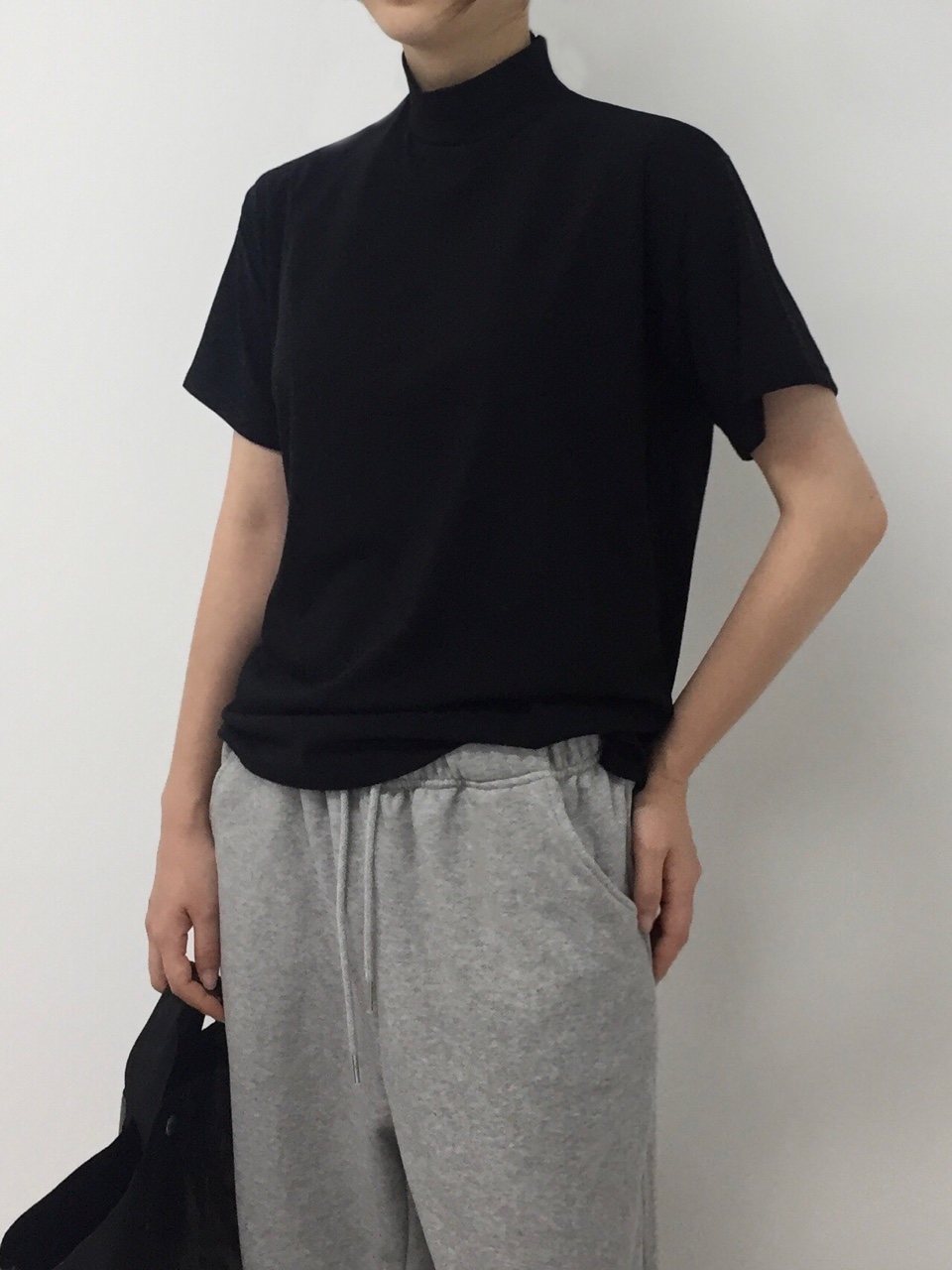 ハーフネック半袖Tシャツ | 詳細画像15