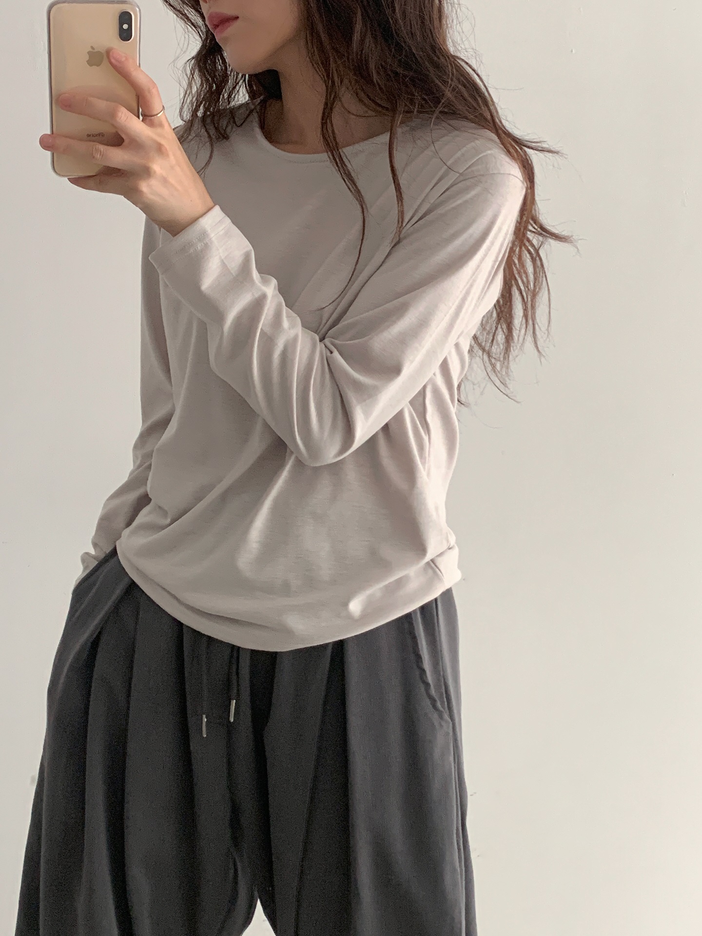 15COLORSラウンドネック長袖Tシャツ | 詳細画像17