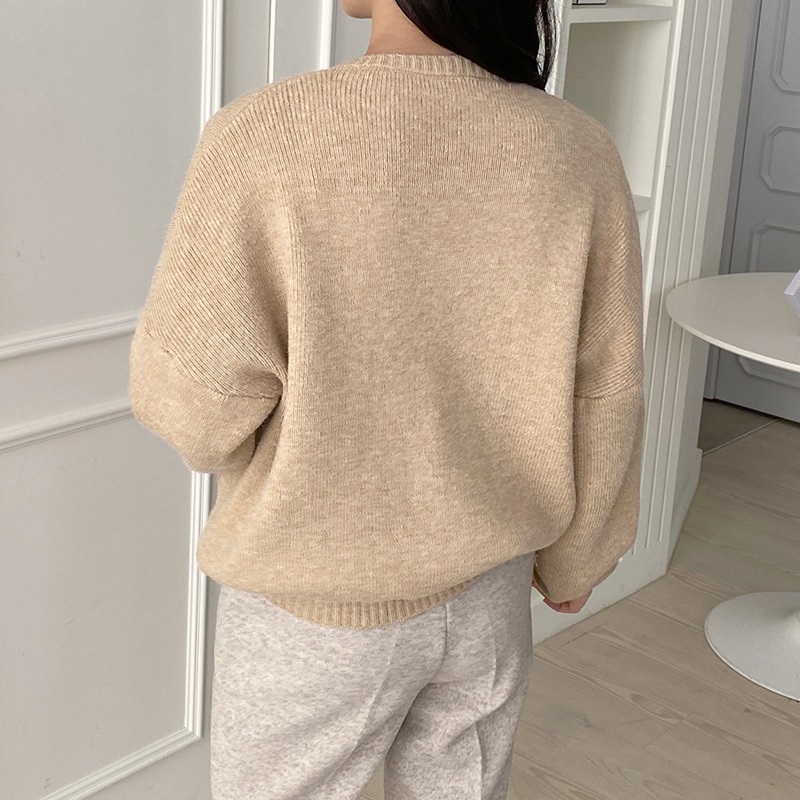 パール調ボタンケーブルポケットカーディガン | 詳細画像10