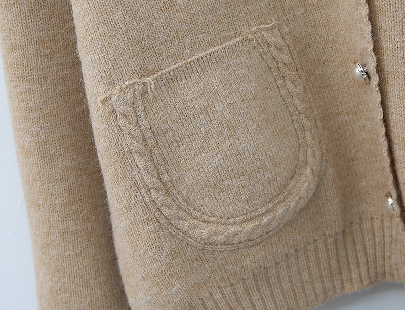 パール調ボタンケーブルポケットカーディガン | 詳細画像17