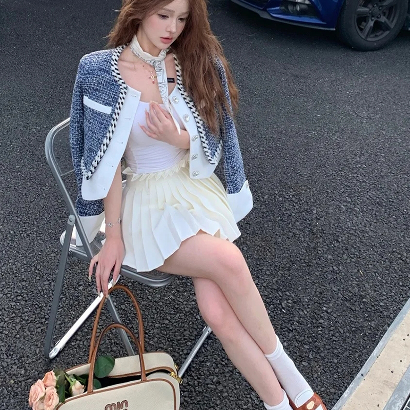 ビジューボタン配色ツイードジャケット | 詳細画像5