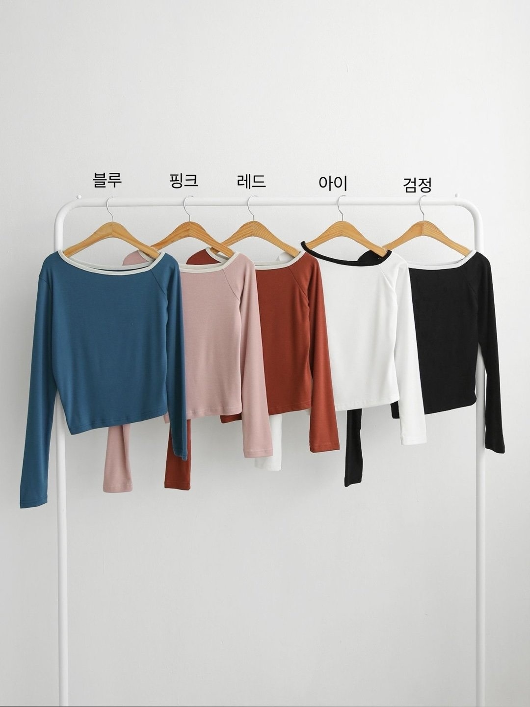 配色ワンショルダークロップドTシャツ | 詳細画像20