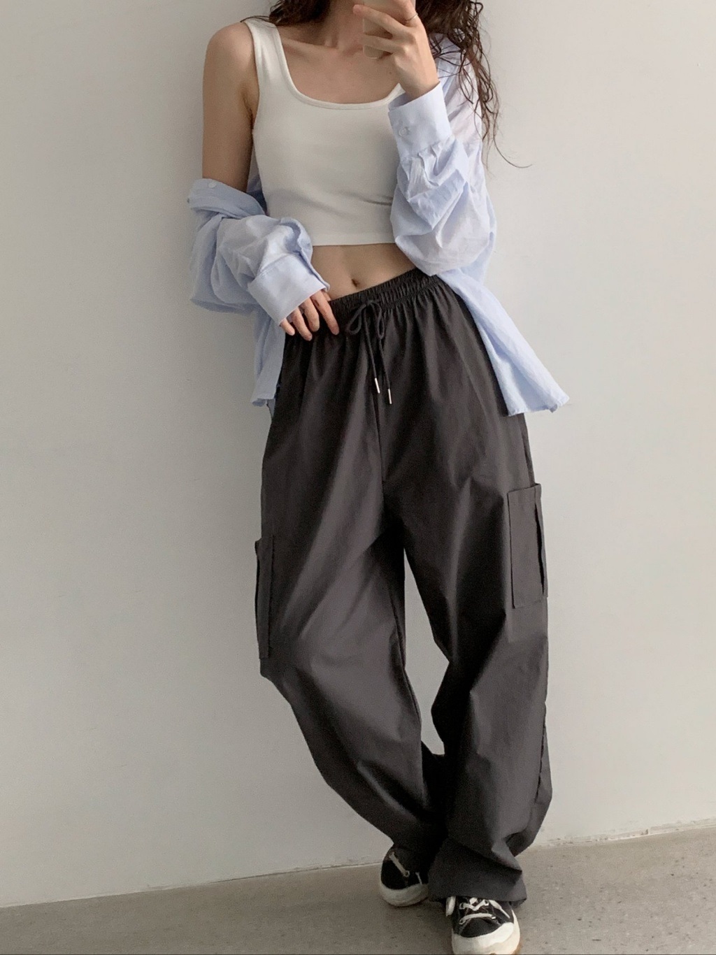 ドロストコットンポケットワイドパンツ | 詳細画像10