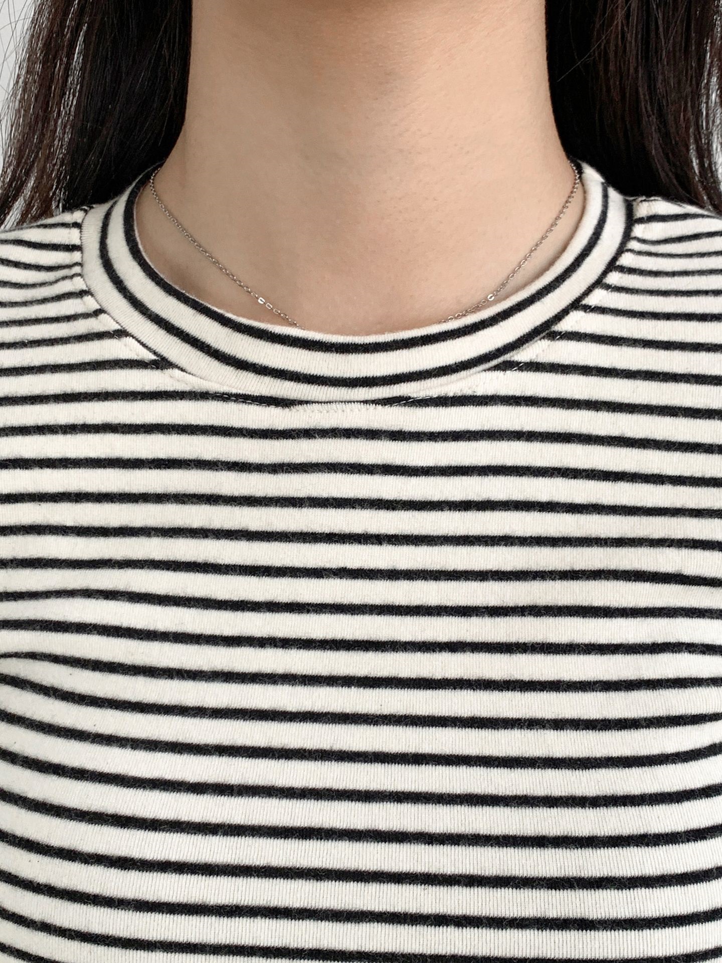 起毛ボーダー半袖Tシャツ | 詳細画像19
