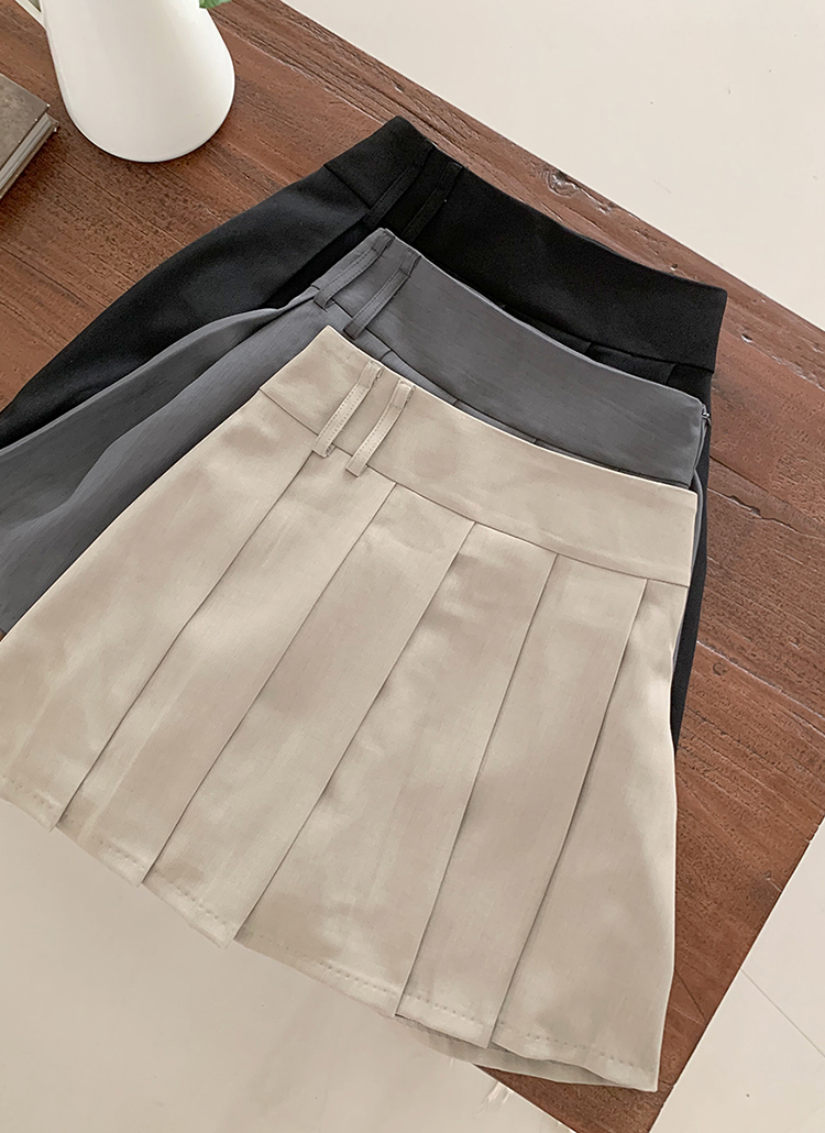 ダブルループミニプリーツスカート | レディースファッション通販 - DHOLIC