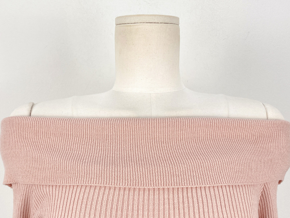 オフショルダーリブニット | 詳細画像18