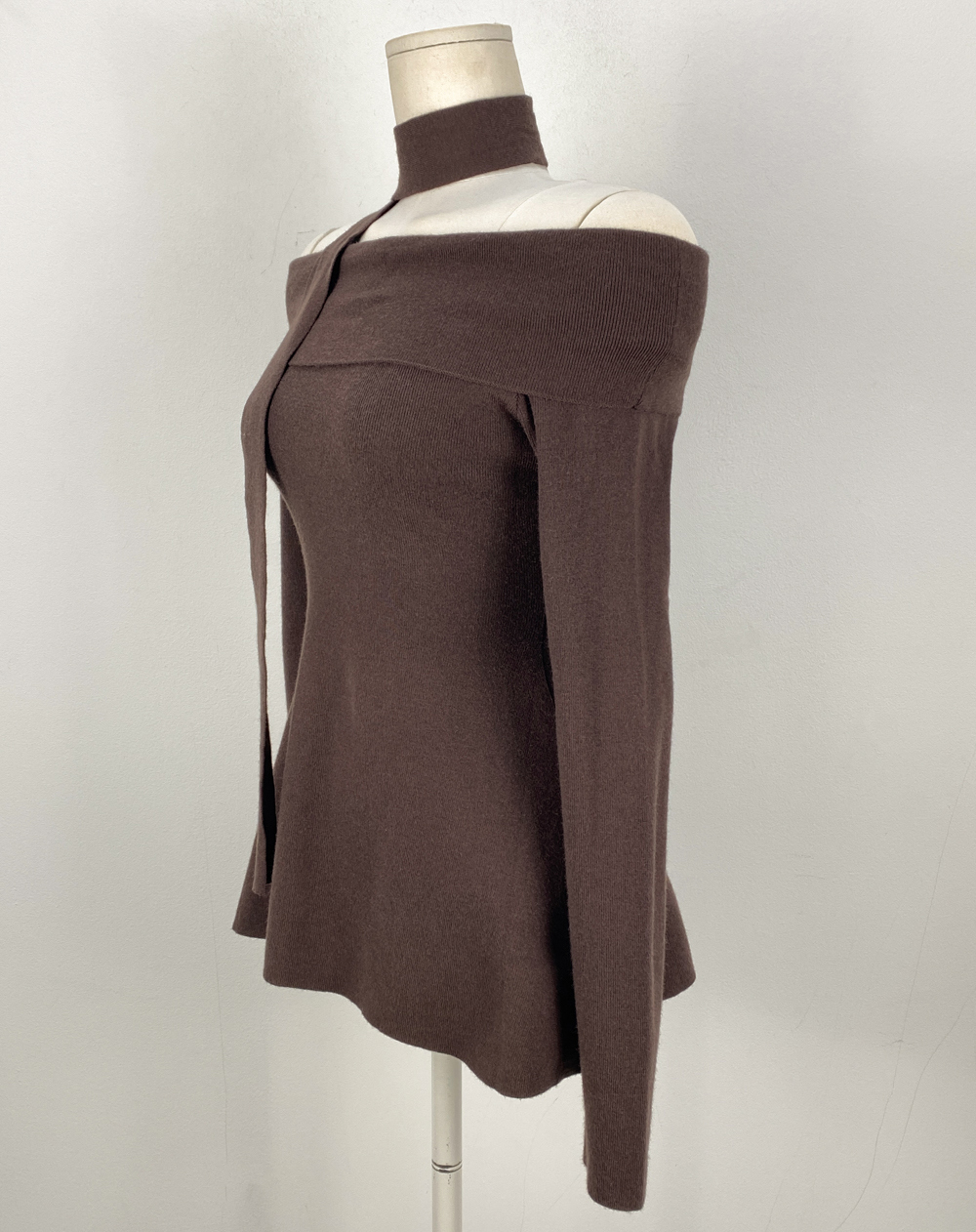 *再入荷*ストラップ付オフショルチュニックニット | 詳細画像20