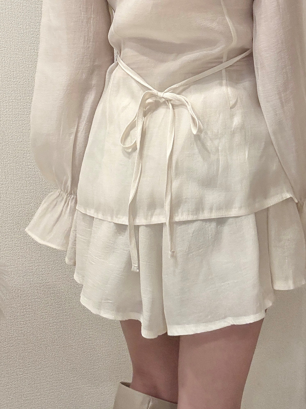 リボンシャーリングブラウス&フレアパンツSET | 詳細画像10