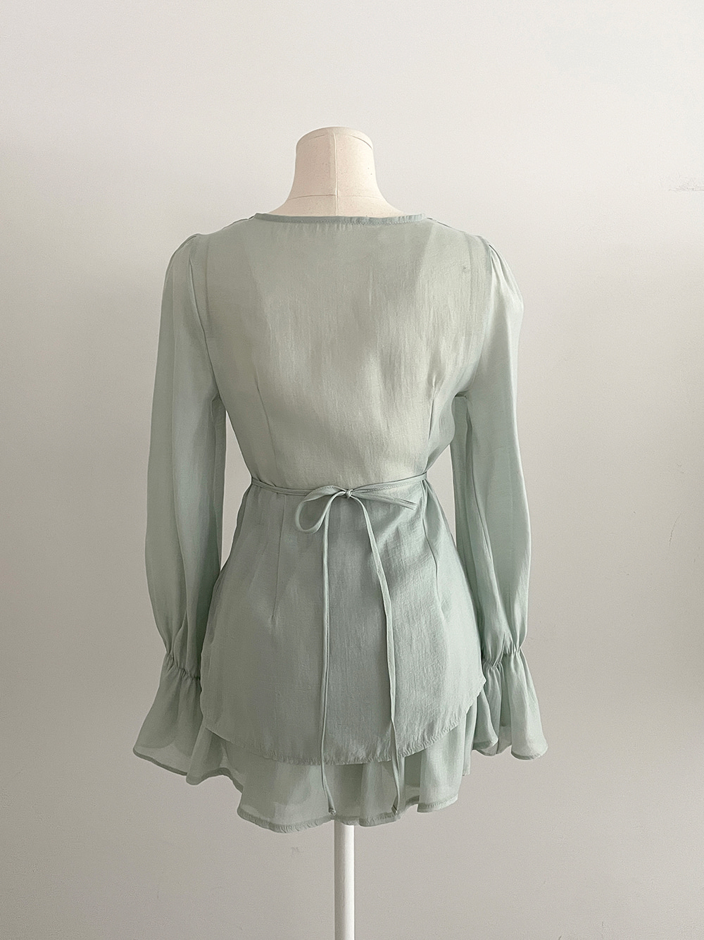 リボンシャーリングブラウス&フレアパンツSET | 詳細画像15