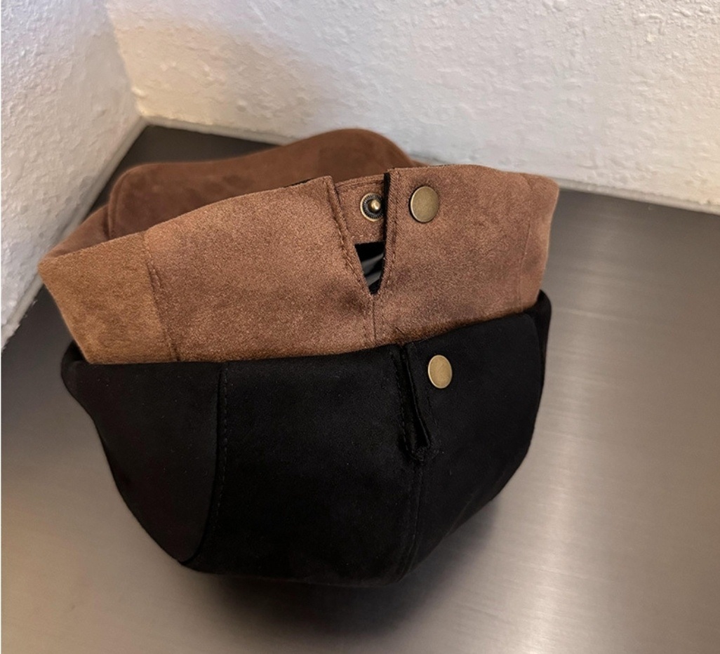 スエード調ボタンハンチングキャップ | 詳細画像5