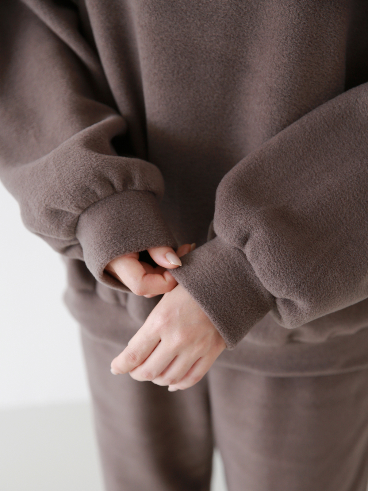 両起毛ステッチルーズスウェット&ジョガーパンツSET | 詳細画像15